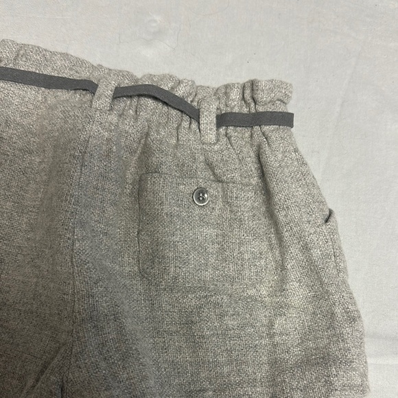 Zara Gray Relaxed Fit lined dress Shorts with Elastic Waistband - Picture 4 of 5